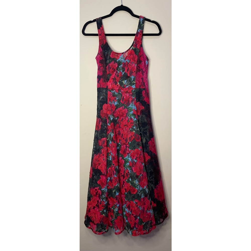Unbranded Women’s Floral Dress Size S Red